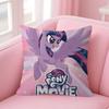 Maple Design Cushion Cover Happy Autumn Harvest Decor Holiday Decorati Pillow Cover Cartoon My L-Little P-Pony Pink