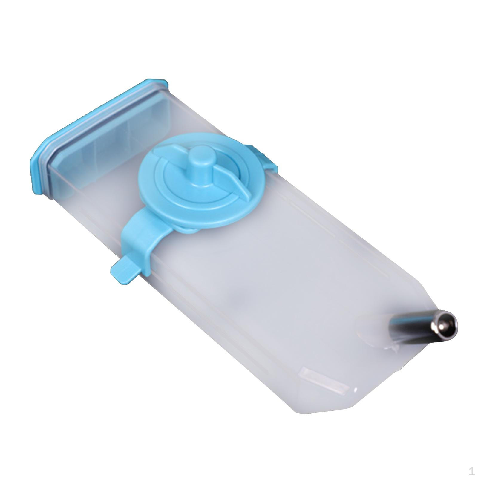 

Бутылка для воды для собак, поилка для питомника, кормушка, подвесной диспенсер для домашних животных 480ml blue