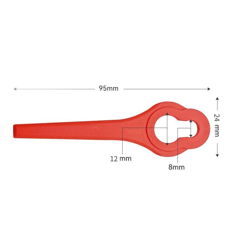 

Пластиковый Газонокосилка Лезвие Крепеж Садовый Инструмент Аксессуары Удлиненное Лезвие Резка оранжевый