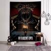 Canvas Painting Game RRESIDENT EVIL Chart Tapestry Art Science Fiction Room Home Decor Cheap Hippie Wall Hanging
