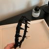 Mesh winding crystal headband new fashion simple headgear with teeth fluffy high skull top hair accessories