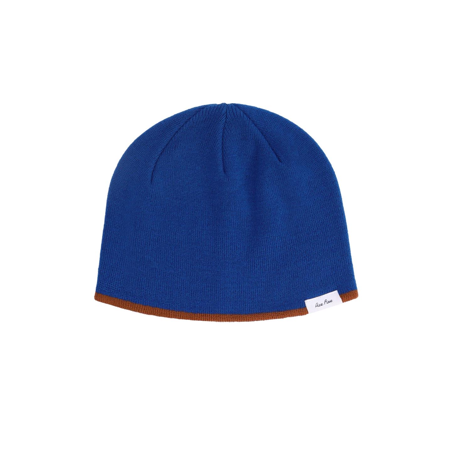 

Женская двухслойная вязаная шапка-бини для больших голов - Цветовой блок, Эффект маленького лица, Теплая шерсть для осени/зимы, Идеально подходит для велоспорта и альпинизма. L (55-62 cm, Stretch) синий