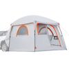 VEVOR Large SUV Tent for 6 Person, 3.05 X 2.74m 3-Season SUV Tailgate Tent with Ventilated Doors & Mesh Windows