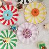10Pcs CampingPicnic Tableware Set Disposable Paper Dishes Plate Cup Outdoor Camping Accessories Portable Cutlery