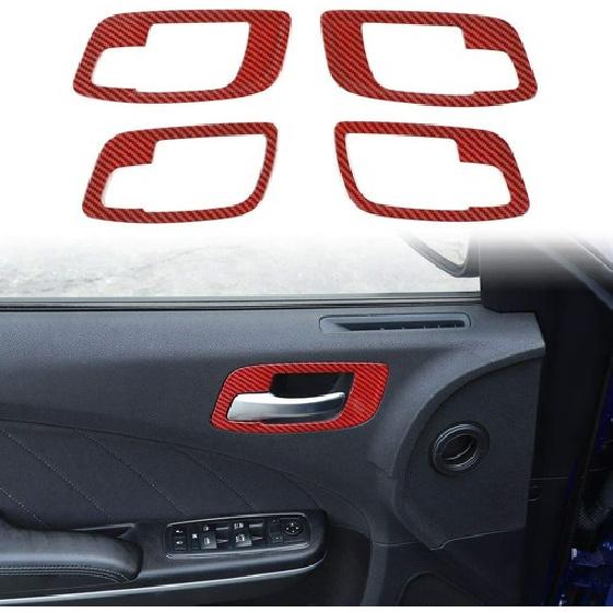 For Charger Interior Door Handle Bowl Trim Accessories for Dodge Charger 2011+