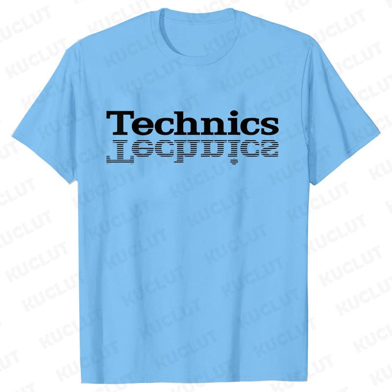 

Футболка Technics DJ Вертушка Музыка Хаус Техно Электронная Хип-Хоп Новая Горячая Летняя Футболка Мода Повседневная Уличная DJ Музыка Футболки 4XL
