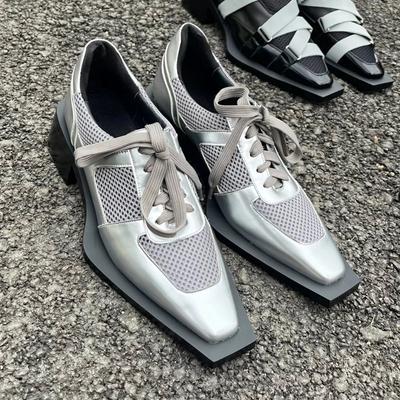 Fashion 2025 Spring Mary Jane Shoes Pumps Women Low Heels Elegant Leather Pointed Toe Footwear Party Office Lady Shoes