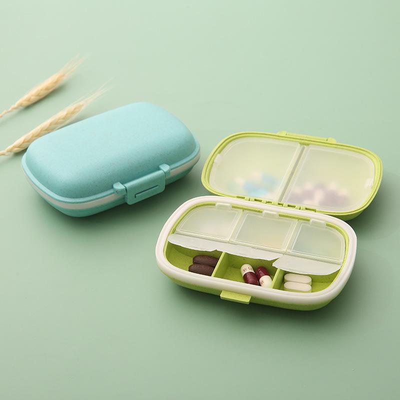 Mini Portable 8 Grids Pill Box Weekly Medicine Pill's Box Pill Case Drug Dispense  Travel Medicine Organizer Storage Container