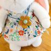 New Pastoral Rabbit Plush Toy Doll Cute Flower Dress Little Rabbit Grab Machine Doll