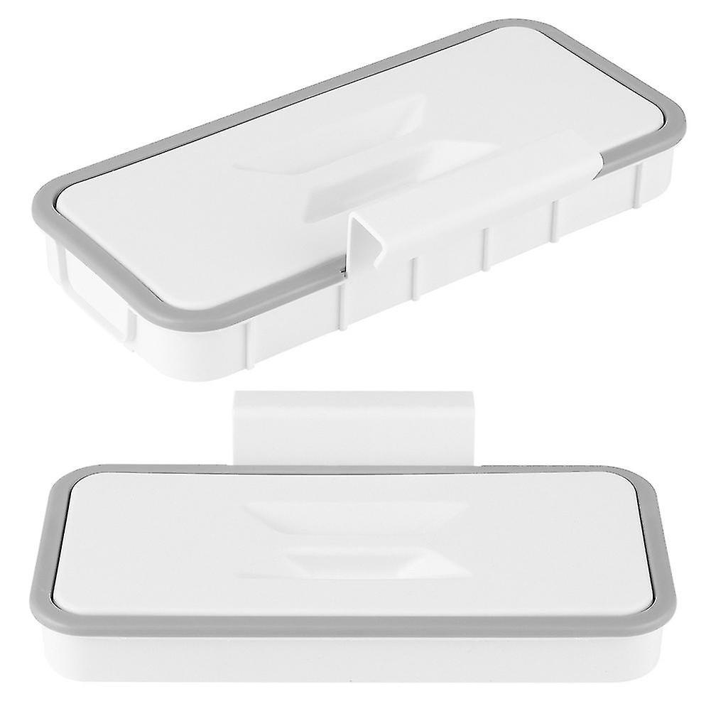 Hanging Trash Bag Rack Garbage Waste Holder with Lid for Kitchen Closet Cupboard Accessory