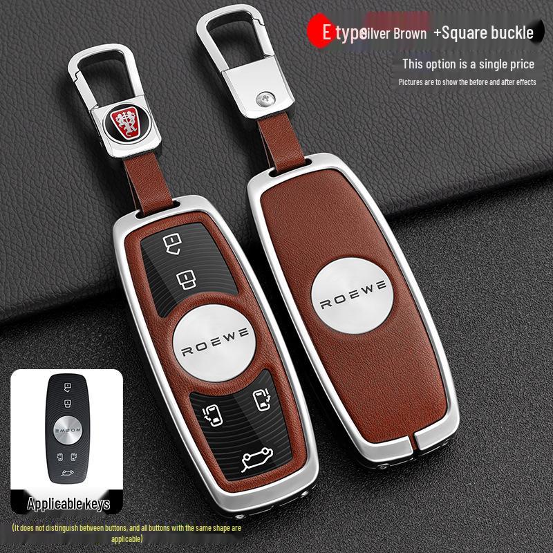 Roewe iMAX8 EV RX9 2023 Car Key Case – Metal Protective Shell with Buckle