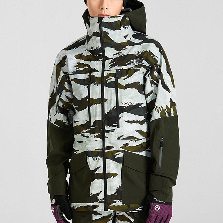 THE NORTH FACE Waterproof, Windproof, And Breathable Windbreaker Jacket Men's Green NF0A5ACH-366