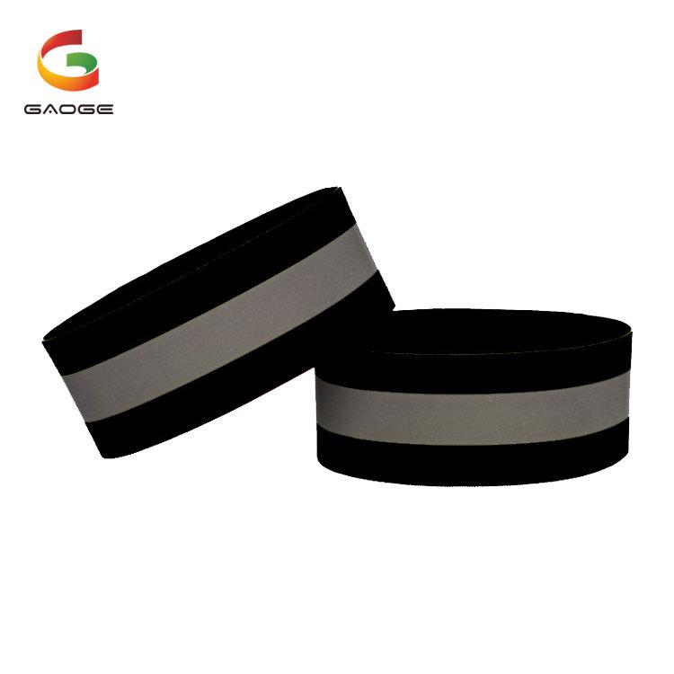 "Reflective Safety Wristband and Armband for Night Running and Cycling - Elastic Vest" 