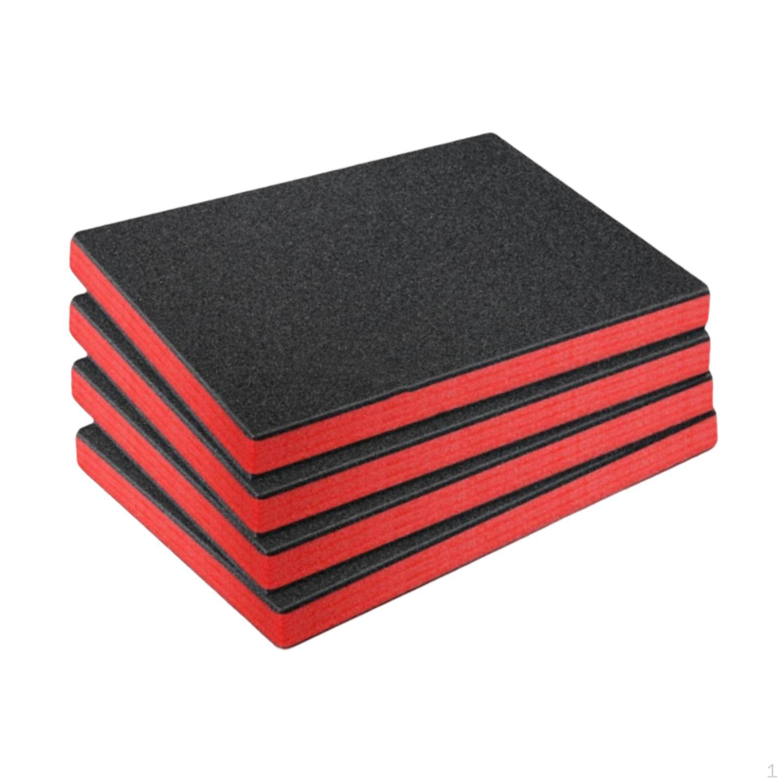 

4 Foam Inserts for , Protectors Packaging, Multifunctional, Storage And Transport. 42.5cmx28.5cmx3.8cm