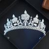 Elegant Baroque Crystal Crown Sparkling Rhinestone Tiara  Gorgeous Accessories