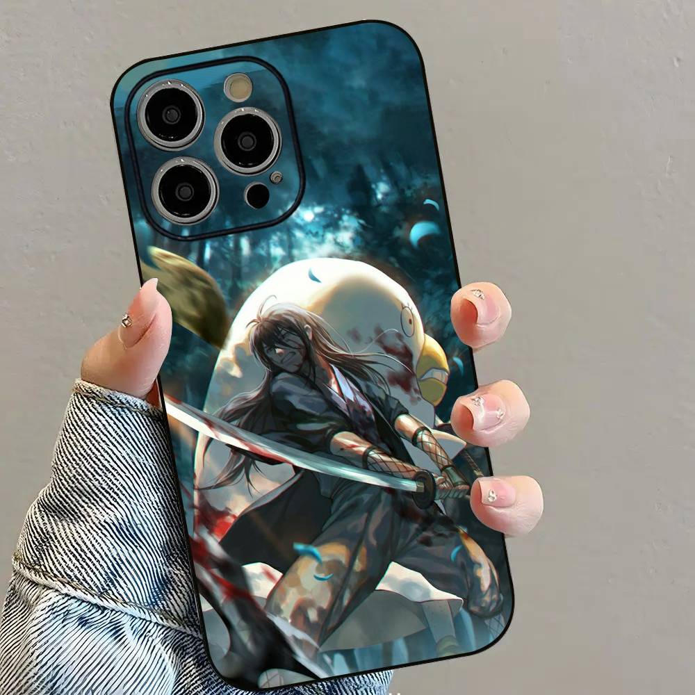 Anime Gintoki Gintama Phone Case For iPhone 16 15 14 13 12 11 PRO MAX PLUS Mini TPU Soft To Skin-friendly Case