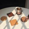 Runde Holzscheibe Tassenuntersetzer Untersetzer Für Tee Kaffee Tassen Getränkehalter Für DIY Geschirr Dekoration Langlebig Küche Dekoration Zuhause