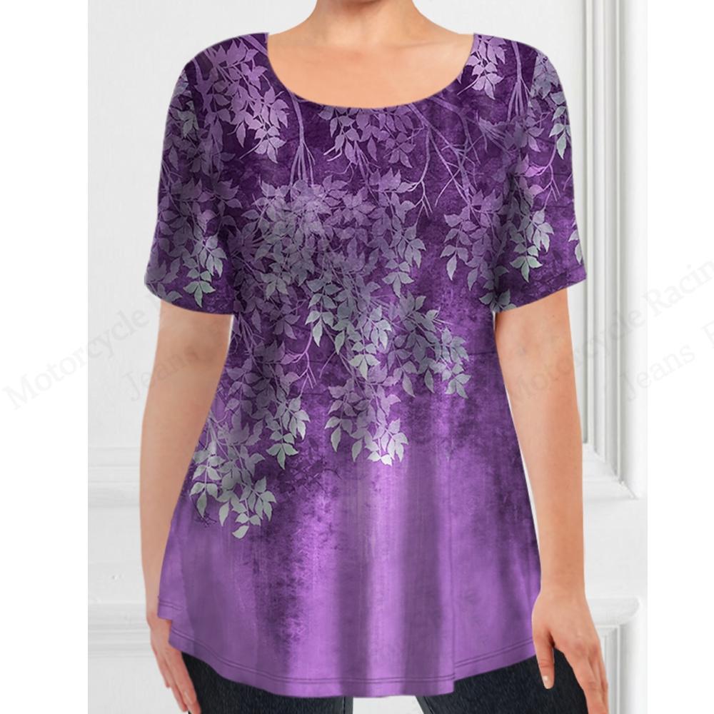 Casual Short Sleeved Printed Fashionable Oversized 3D Top Pattern T-shirt for Men Comfortable Summer Round Neck