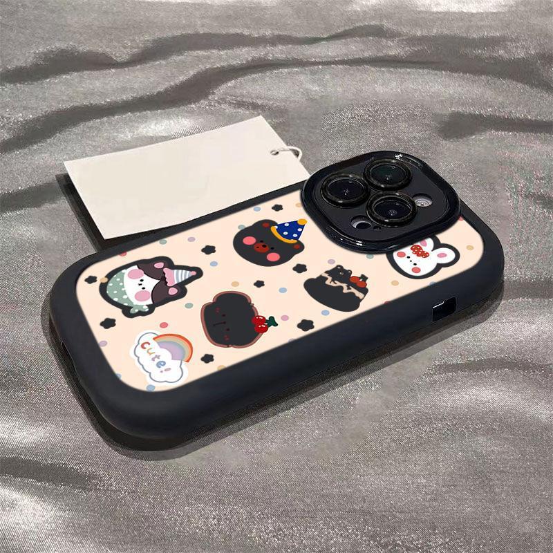 Cute Cake Puppy Suitable for 17 Apple 15 Mobile Phone Case Huawei Mate60oppo Xiaomi 14vivo Honor 10