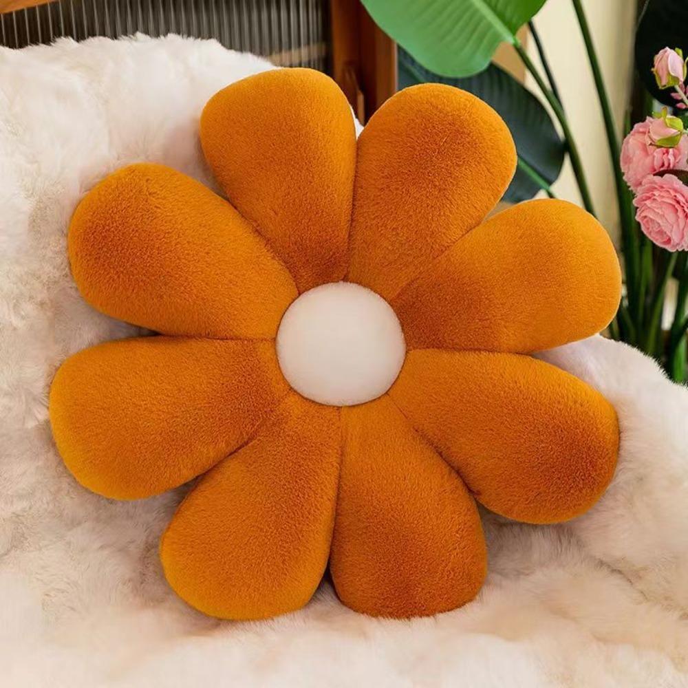 40cm Sunflower Pillow Soft Daisy Seat Cushion Car Seat Back Cushion  Sofa Decor