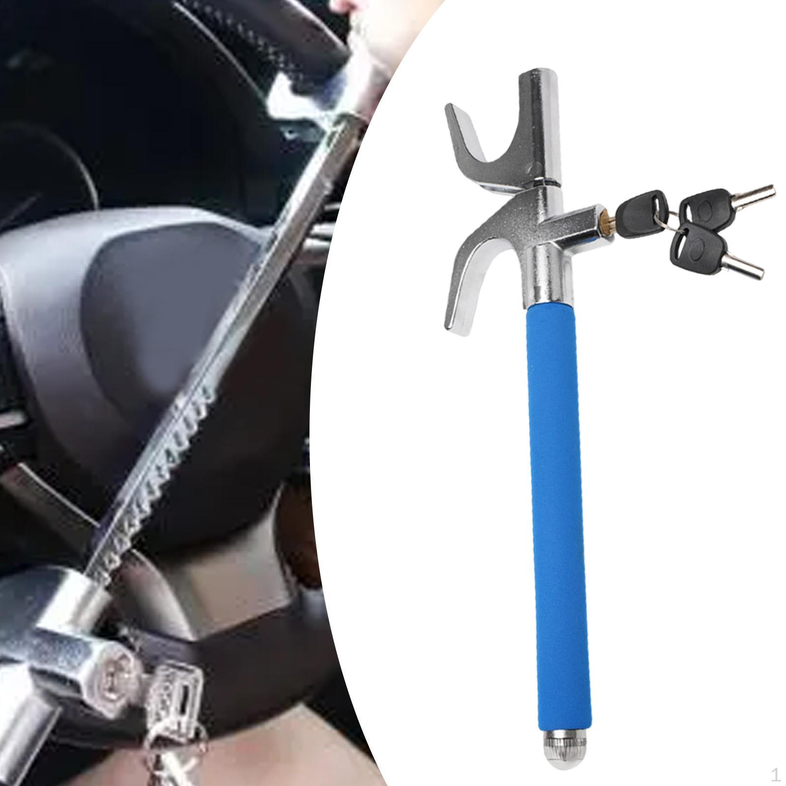 

Замок на руль автомобиля Противоугонное устройство 3 ключа 43-69,5 см Многофункциональный