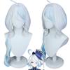 Genshin Impact Focalors Cosplay Wig High-quality Heat Resistant Hair Fiber