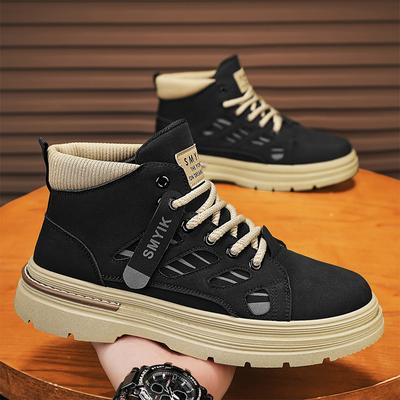 Men's Boots Autumn and Winter New Sports Casual Tooling Boots Soft Sole Non-slip Comfort Outdoor Boots Fashion Joker Tide Boots