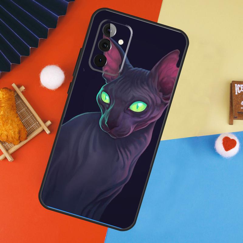 Sphinx Cat Case For Samsung Galaxy A54 A34 A14 A15 A35 A55 A52 A32 A12 A51 A71 A13 A23 A33 A53 Cover