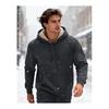 [KEFITEVD] Men's Parka, Winter Clothes, Brushed Lining, Cold Weather Clothing, Running, Pullover, Heavy Weight, Work Wear, Warm, Room Thick,