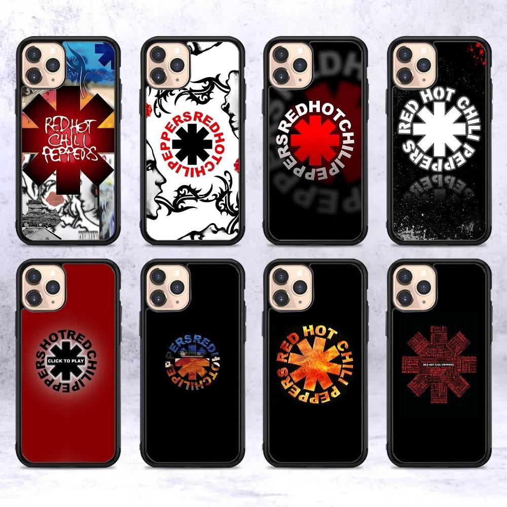 Red Hot Chili P-Peppers Band Phone Case For Iphone 16 15 14 13 12 11 Pro Max Plus Shockproof TPU+PC Hard Case