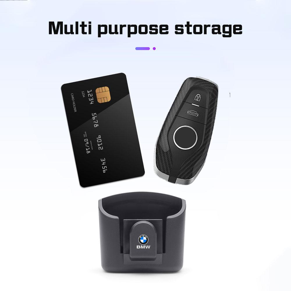 MCRB1 For BMW E36 E39 E46 E60 E90 E90 F10 F30 G20 G21 G30 G11 F15 Car Key Storage Box With Hook Adhesive Box Car Dashboard Key Holder