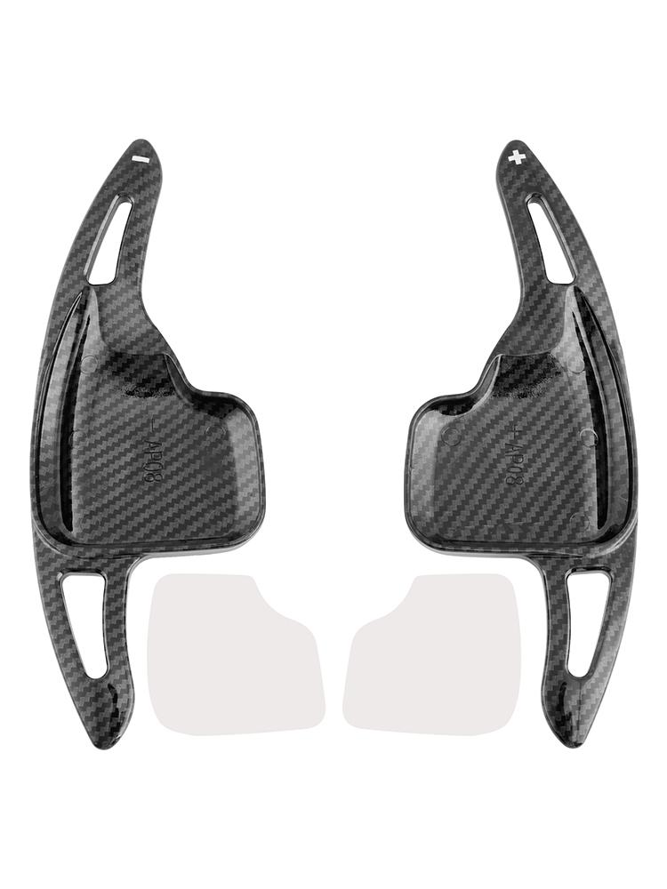 

Steering Wheel Paddle Shifter Extensions For BMW F15 F25 F30 Carbon Fiber Black Look