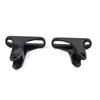 GZYF Rear Foot Pegs Passenger Mini Mount Kit Aluminum Black for Harley Touring Models 1993+