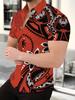 New Summer Men's Short-Sleeve Shirt, Comfortable, Casual, and Versatile Printed Shirt, a Perfect Gift