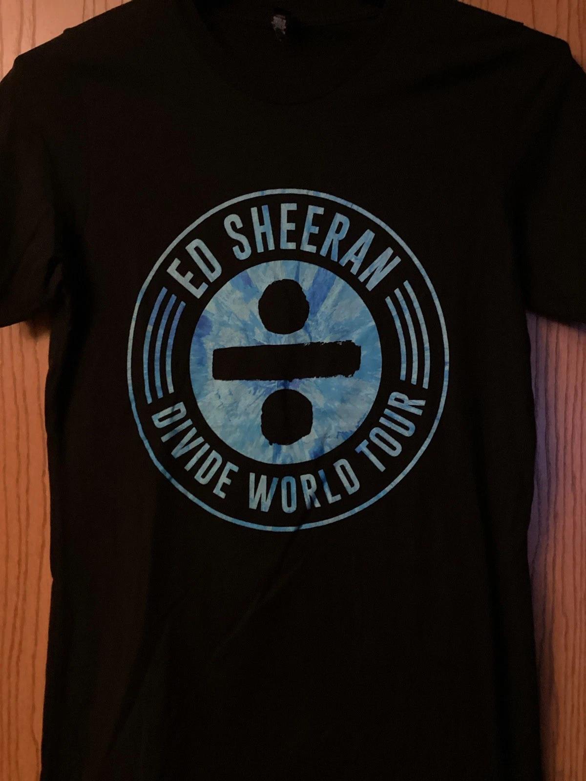 

Ed Sheeran - “Divide World Tour” - Black Shirt - 2 Sided - M 2XL