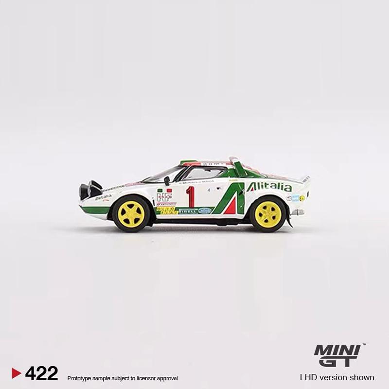 

МИНИ ГТ 1:64-я модель автомобиля Lancia Stratos HF 1977, победитель ралли Монте-Карло № 1, литой под давлением ходовой автомобиль из сплава № 422