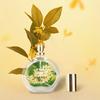 50ml Natural Fragrance Perfume for Women, Long Lasting Floral Fruity Scent, Transparent Round Bottle with Golden Cap Romantic Gift, Ideal for