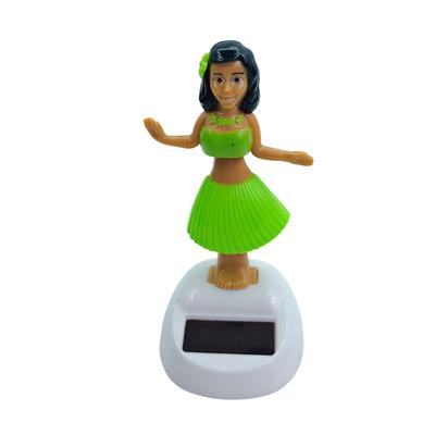 Solar Power Dancing Swinging Girl Toy Dashboard Decor Car Accessories