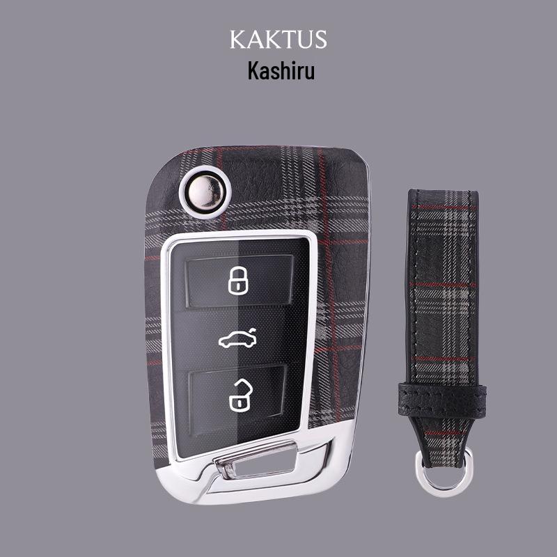 

Volkswagen Key Case for Sagitar, Tiguan, Lavida, Santana, Bora, Tayron, Passat, T-Roc, and Lamando.