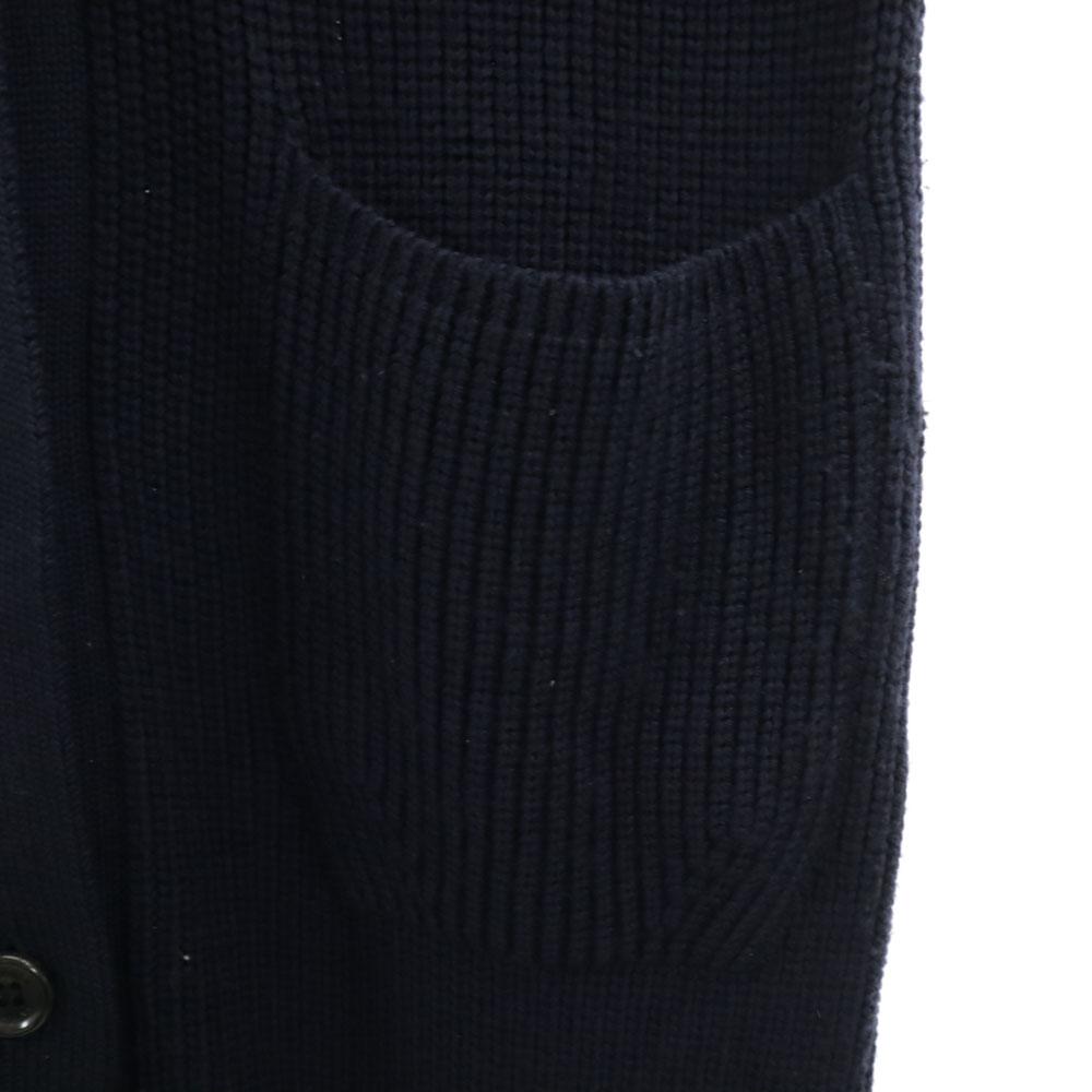 BATONER Vyrobeno v Japonsku vlna Dlouhý rukáv dlouhý pletený kardigan 1 Námořnická modrá Dámský Použitý