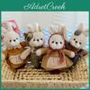 Love Bunny Plush Stuffed Animal Keychain With Soft Pp Cotton For Kids
