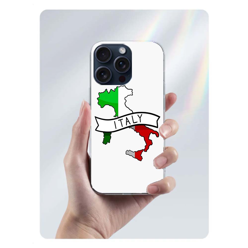 

Italy Flag Clear Phone Case For Iphone 17 Air 16 Pro Max 15 Pro 14 Plus 17E 16E 11 13 12 Mini Cover Cases Fundas Cell TPU Capa iPhone 14(iPhone 13)