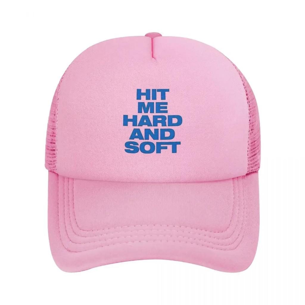 Hit Me Hard And Soft Tour Baseball Cap For Unisex Women Summer Outdoor Mesh Side Sun Hats Caps Adjustable Fit For Casual Wear