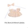 Doll Princess Dress Miniature Clothes Accessories 38cm Outfit Set for