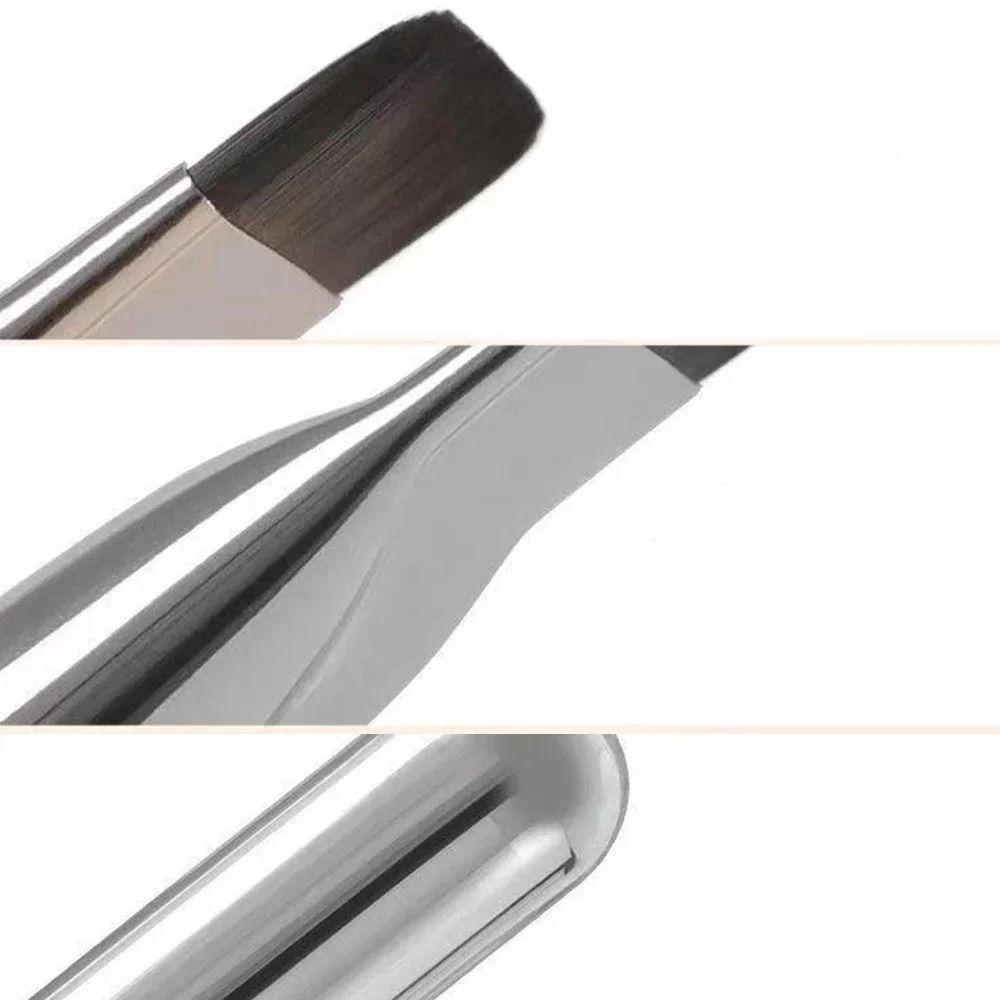 Korean Flat Head Ultra-thin Concealer Brush Korean Foundation Brush  Makeup Facial Mask