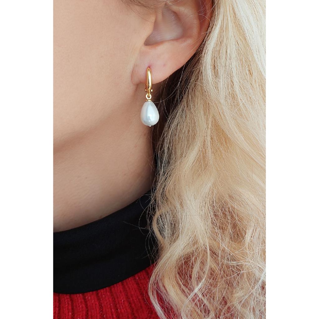 Set mit Mallorca-Perlen aus 925er-Sterlingsilber