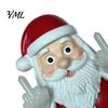 Skurrile Geschenke für Kollegen Weihnachten Mittelfinger Licht, Frecher Weihnachtsmann Rentier Gebende Lampe mit LED Dekorative Tischplatte Nachtlicht