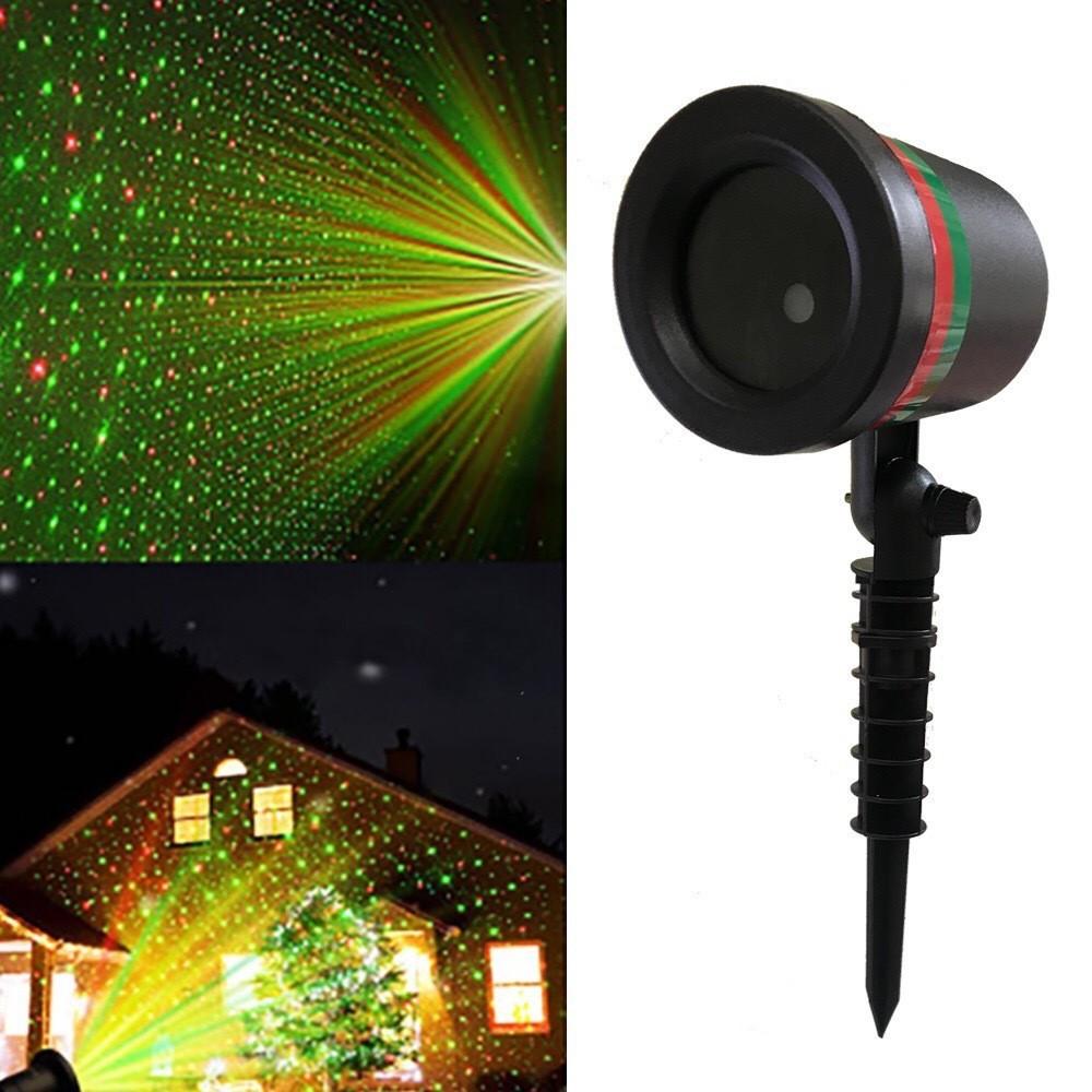 Outdoor Lawn Laser Light Colorful Garden Starry Sky Stage Light With Plastic Material