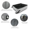 Portable Travel Cat Litter Box with Lid Collapsible Waterproof Covered Litter Box for Outdoor Travel Collapsible Portable Travel