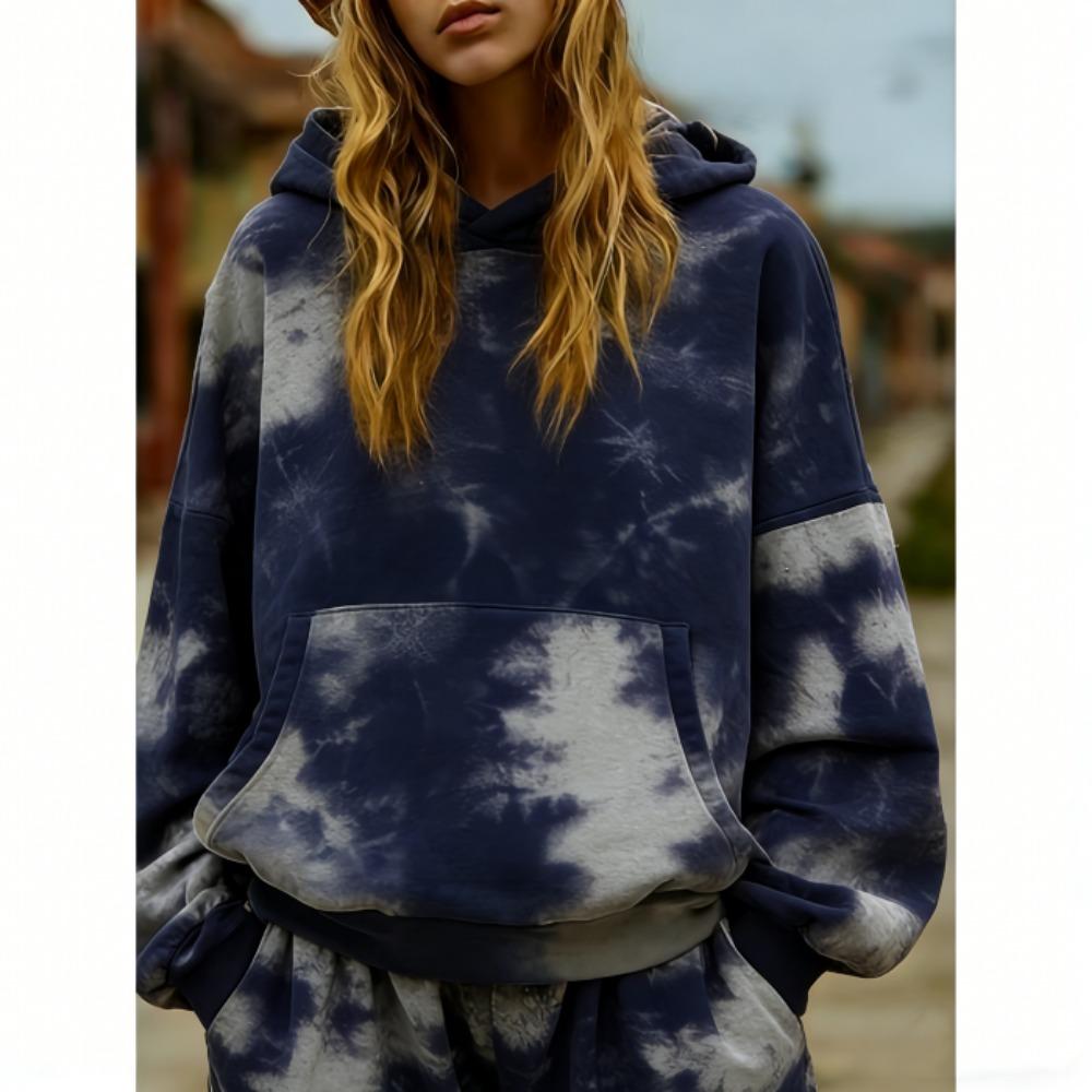 Spring Autumn European and American Retro Street Style Print Hoodie Women Casual Hoodie Streetwear Sweatshirt Women Clothes Top